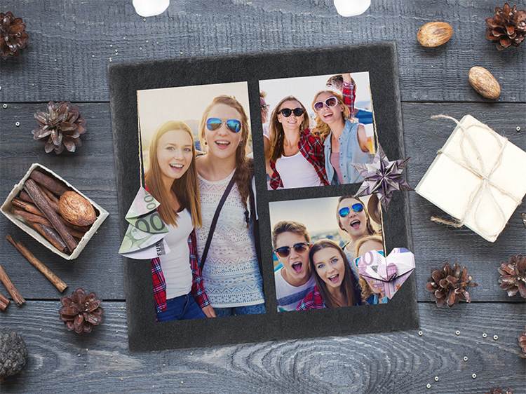 peňažné darčeky na vianoce vyrobte si menovky sami