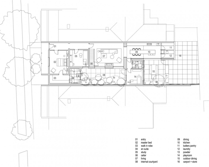 Alfred-Street-Residence-viktoriánsky dom-konverzia-prízemie