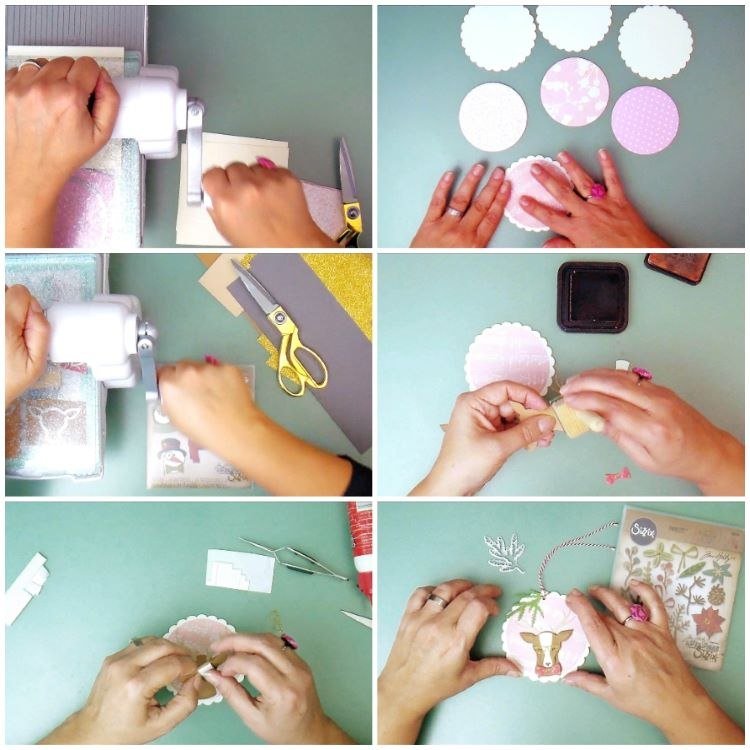 Vyrobte si štítky na darčeky z lepenky na Vianoce sami