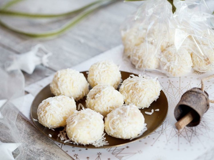 thermomix darčeky pralinky recept biela čokoláda kokos