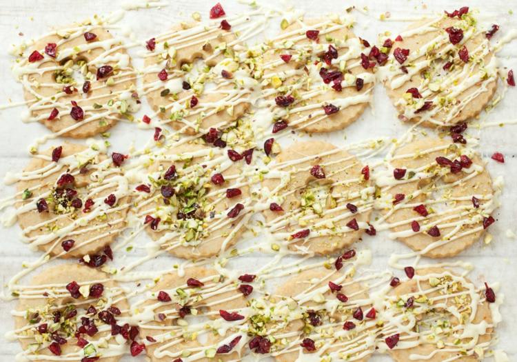 recepty darčeky z thermomixu vianočné koláčiky zdobia vence