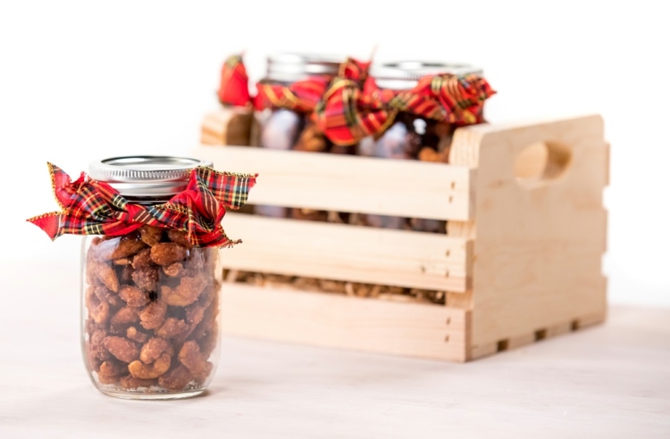 pečené mandle vianočné darčeky z kuchyne