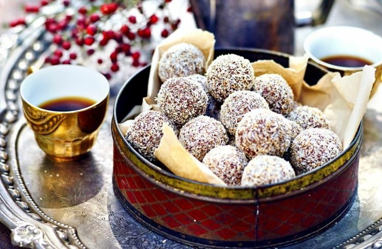 darčeky z thermomixu na vianočné rumové gule rozdávajte z kuchyne