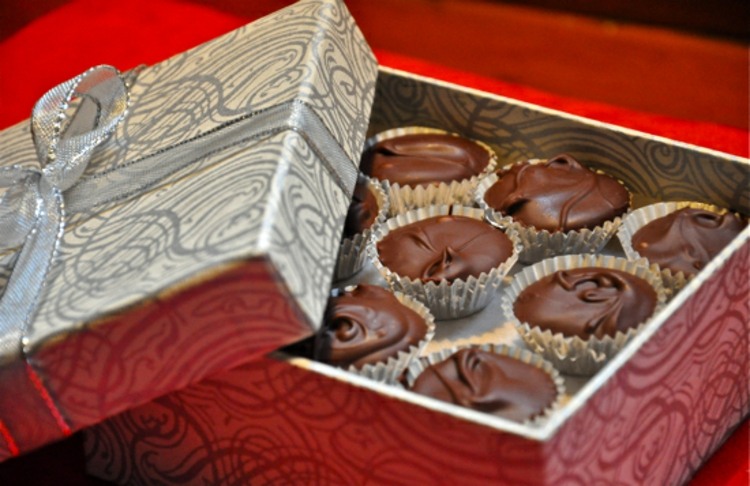 Darčeky kuchynské cukrovinky preusporiadajte ozdobný box