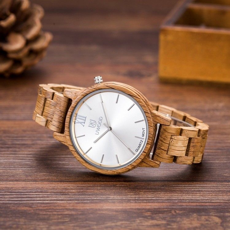 darčeky-ženích-náramkové hodinky-drevo