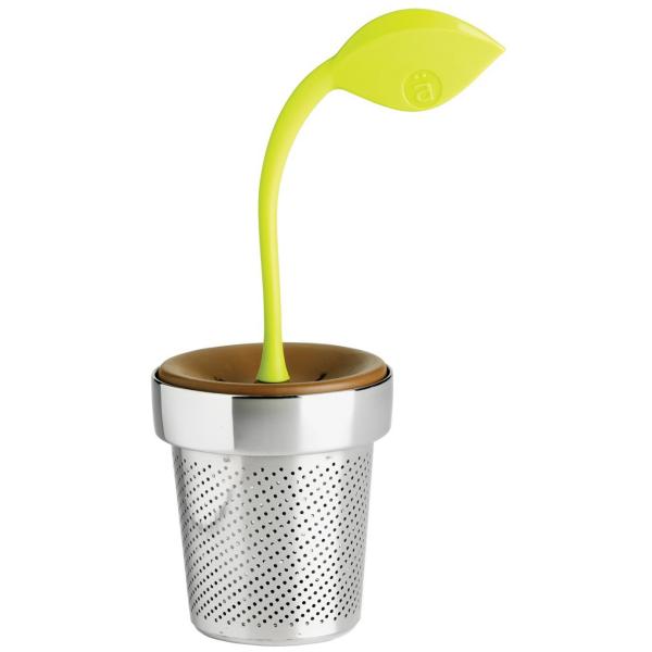 Arta Tea Leaf nápad na darček čajový infuzér ako kvetináč Arta Tea Leaf tip na darček chladné čajové vajíčko
