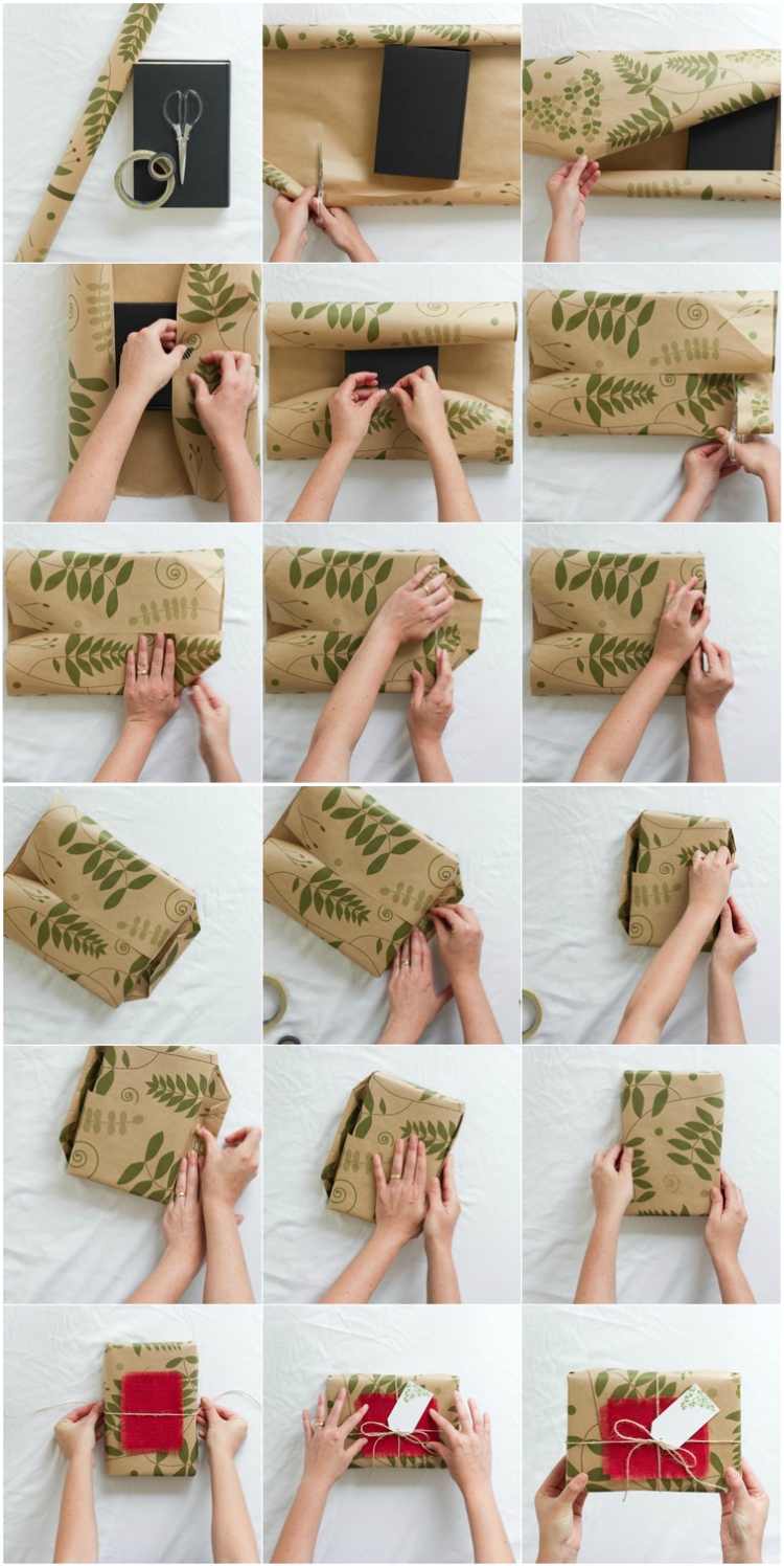 krok za krokom si navrhnite vlastný návod na balenie baliaceho papiera