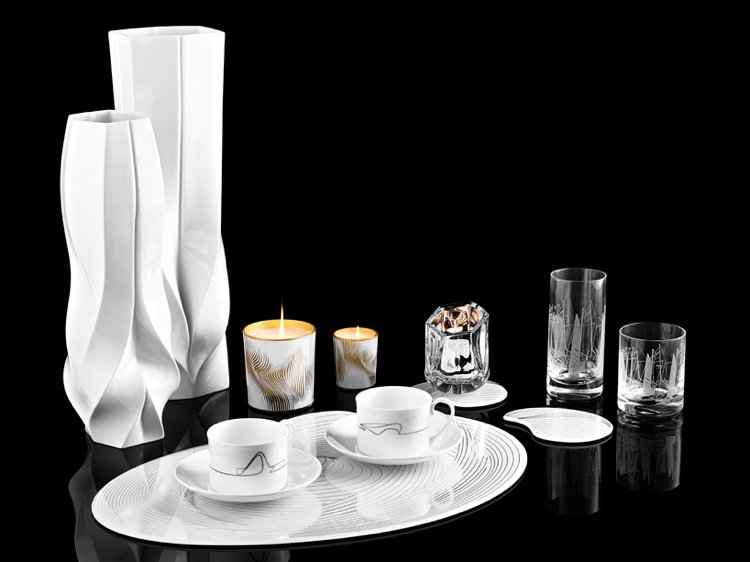 Sada riadu a dekoratívne užitočné predmety podľa návrhov Zahy Hadid Sada riadu -zaha-hadid-porcelán-sklenený-stolný-dekoračný-dizajn