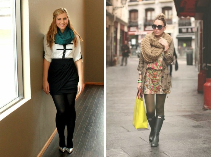 Vkusné možnosti kombinovania dámskych šatiek Pletenú šatku kombinujte módne