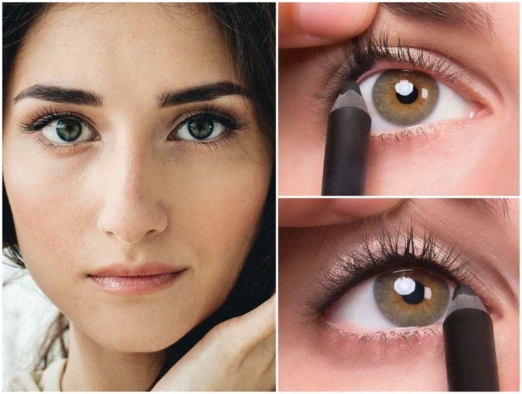 make-up pre opuchnuté oči plač