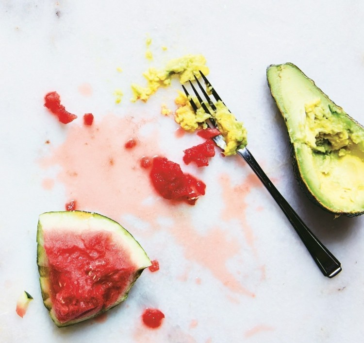 hydratačné masky na tvár z avokáda a melónu