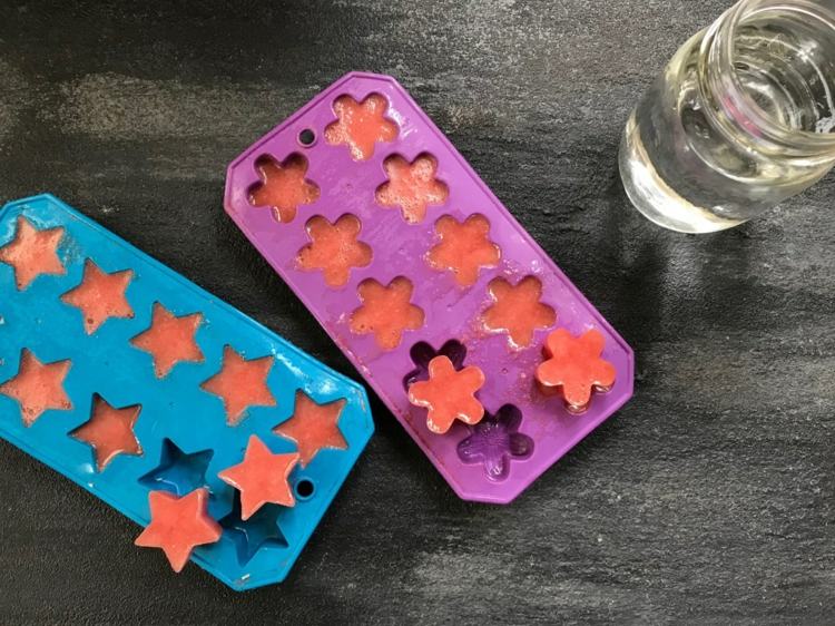 melón zelený čaj kocky ľadu osviežujúca starostlivosť o pokožku tváre