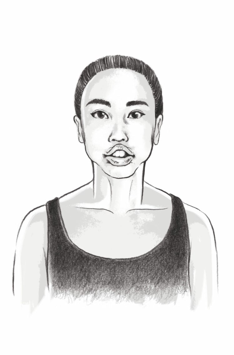 Cvičenie tvárovej jogy proti vráskam v ústach - uvoľnite svaly vibráciami