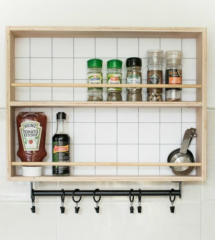 Vyrobte si vlastný organizér do kuchyne - organizujte korenie prehľadne a na dosah