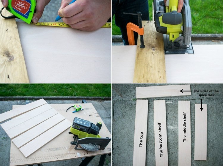 Pre stojan na korenie urobte DIY rezané dosky a postavte rám