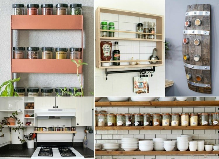 Spice Rack DIY - Návod na stavbu regálov na korenie