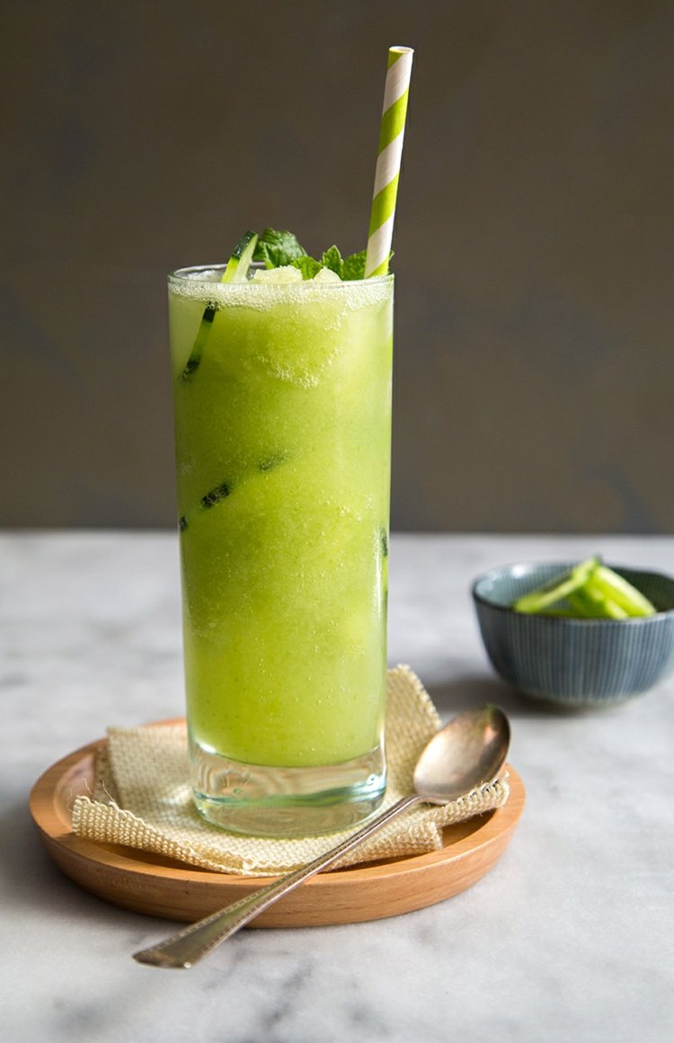 gin tonikum recept uhorka mäta obloha slama