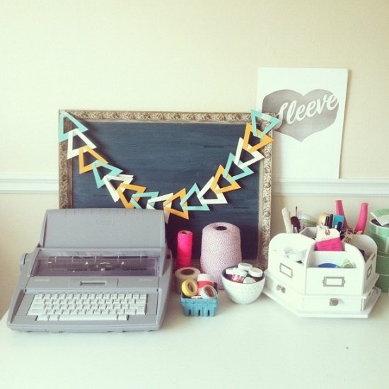 trojuholníkové motívy-vianočné dekorácie-nápady materiály