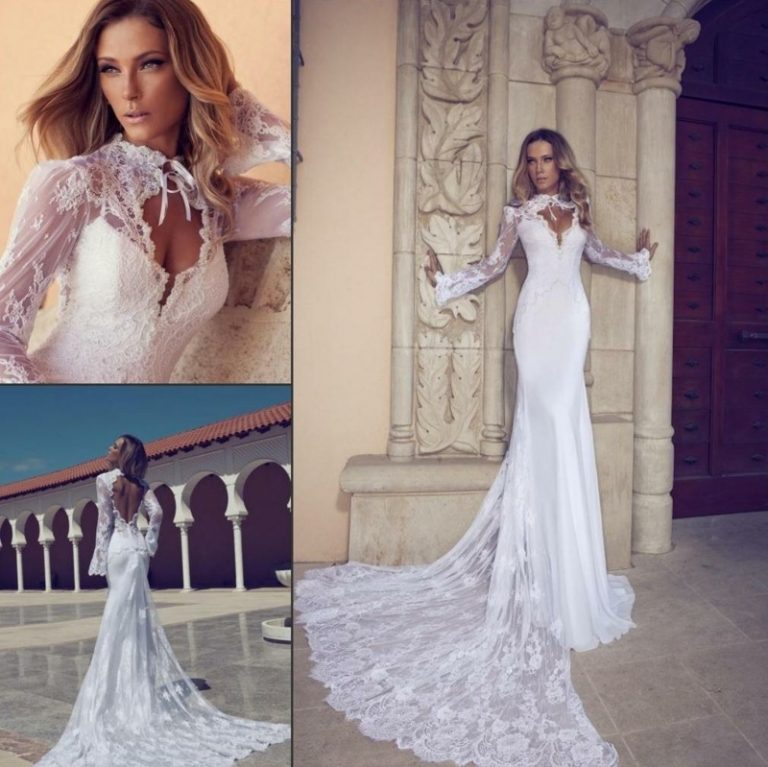 dizajnové svadobné šaty jaeckchen rukávy krajkový závoj svadba