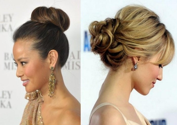 Nevesta-vyzerá-updos-pre-svadobný drdol-prísne-alebo-ležérne-zviazaný