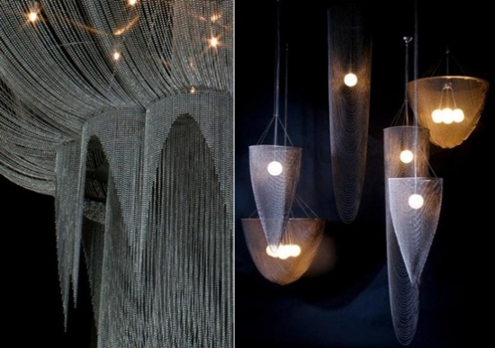 Luster Elegantný guľôčkový retiazkový dizajn Willowlamp Luster Elegantná guličková reťaz Willowlamp Južná Afrika