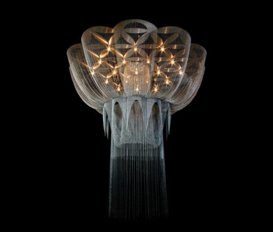 Dizajn lustra Kvet života Svietiaci dizajn lustra kvet života