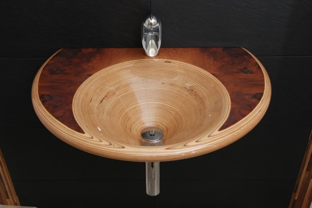 Umývadlo Gemini dizajnérske výrobky drevené umývadlo