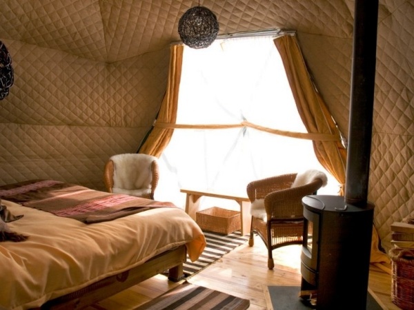 kempingový kemp v štýlovom zariadení v Čile štýlové zariadenie na kempovanie v Čile