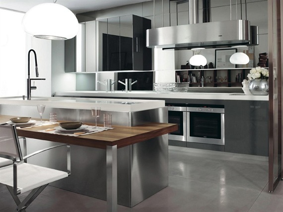 Moderná kuchyňa s nerezovou dominanciou od SALVARANI Moderná kuchyňa-nerez-dominancia-SALVARANI