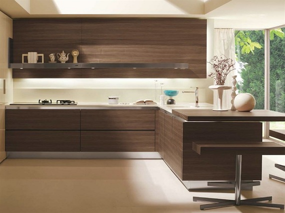 moderná kuchyňa s dreveným dizajnom od salvarani moderná kuchyňa-drevený dizajn-salvarani