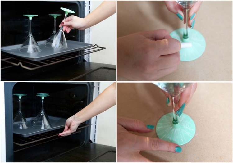 maľovanie na sklo-nápady-pec-pálenie-krieda-dekorácia