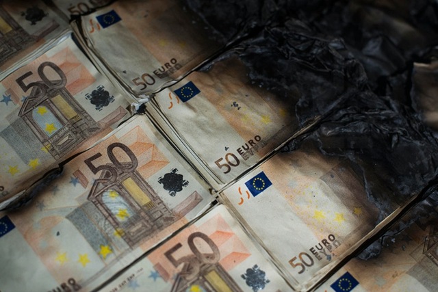 Palivo-biopalivo 50-eurové bankovky