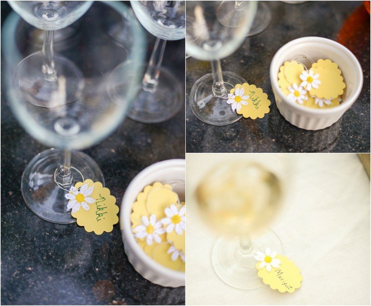 Vyrobte si vlastné sklenené popisovače-hodnotný drôt-papier-menovky-gaensebluemchen