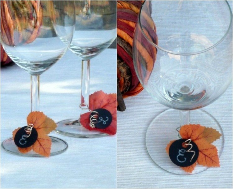 sklenená fixka-drotár-jeseň-umelý-list-alu-drôt