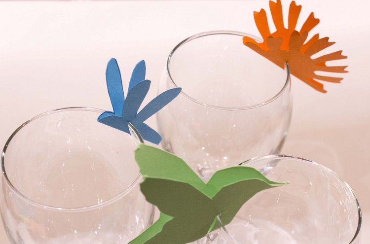 sklenená fixka-urob si sám-vystrihnutý-papier-tvary