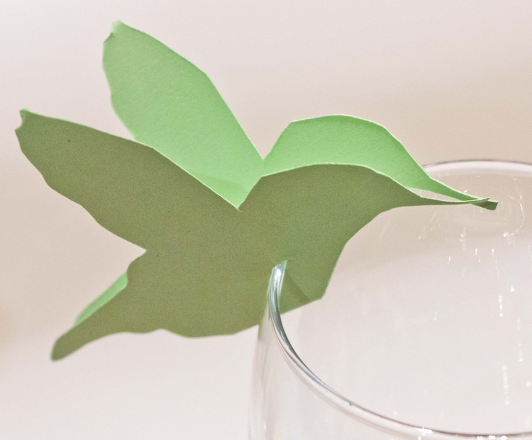 sklenená fixka-urob si sám drotár-papier-vtáčia-sklenená hrana