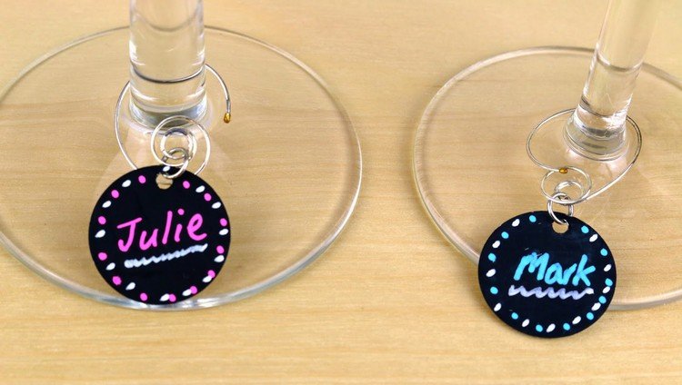 Vyrobte si vlastné sklenené popisovače hliníkové drôtené perá-čierny-papier