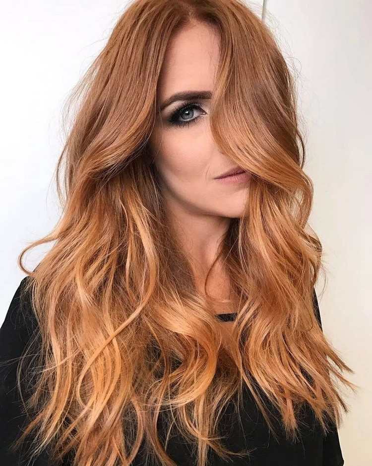 Ako vyzerá medená zlatá blond