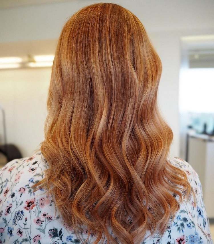 Farba medená zlatá blond až svetlá blond