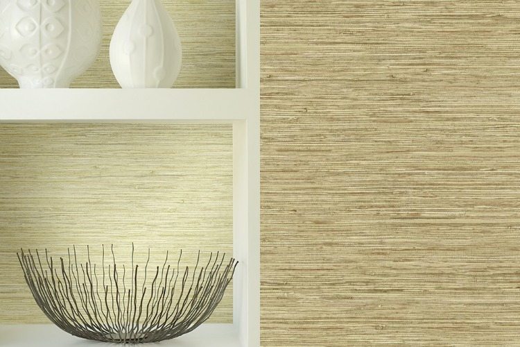 Zlatá tapeta -moderná-štruktúra-textil-optika-polička na misku