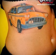 Готово татуировка с модел на такси 8