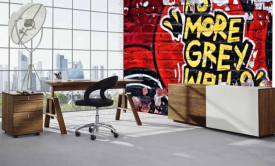 graffiti ako nástenná dekorácia umenie ulica červená žltá graffiti ako nástenná dekorácia umenie ulice červená žltá