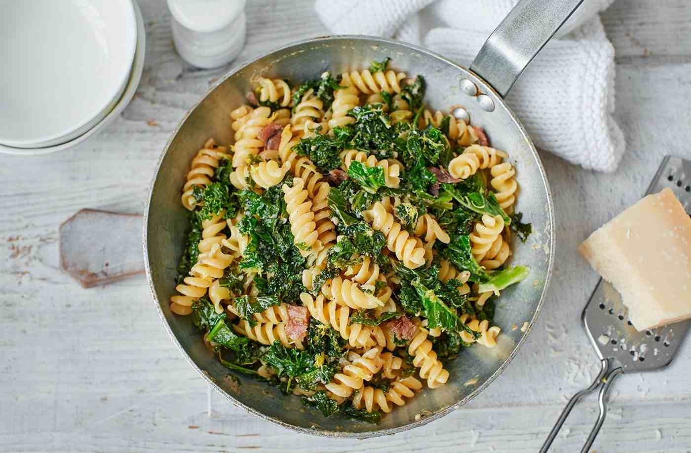 Vegánske cestoviny s kapustovým pestom zdravé recepty na chudnutie