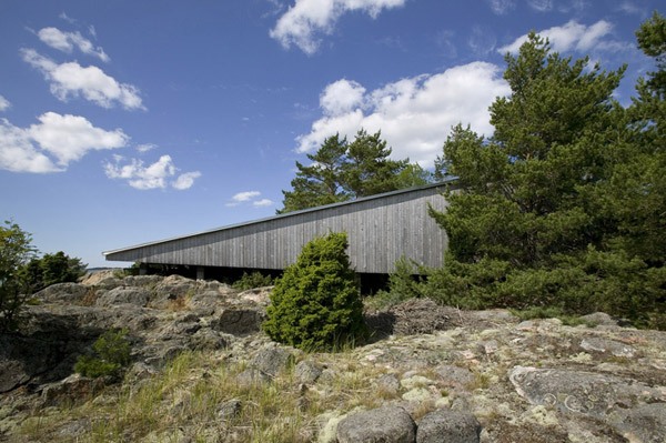 Veľká vila vo Fínsku - pohľad do diaľky