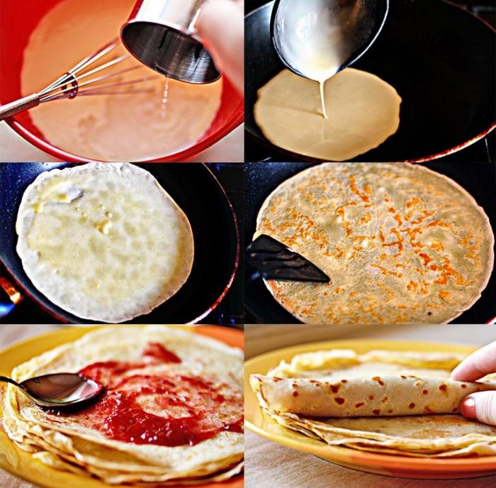 Základné recepty-na-lievance-palacinky-príprava-na-panvici
