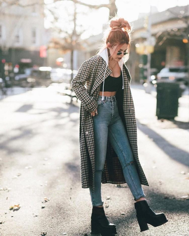 Jarné outfity módny trend v štýle grunge 2021