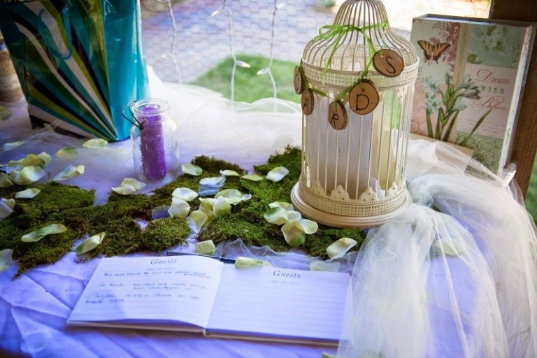 Kniha návštev-svadobné nápady-mulčovanie-klietka