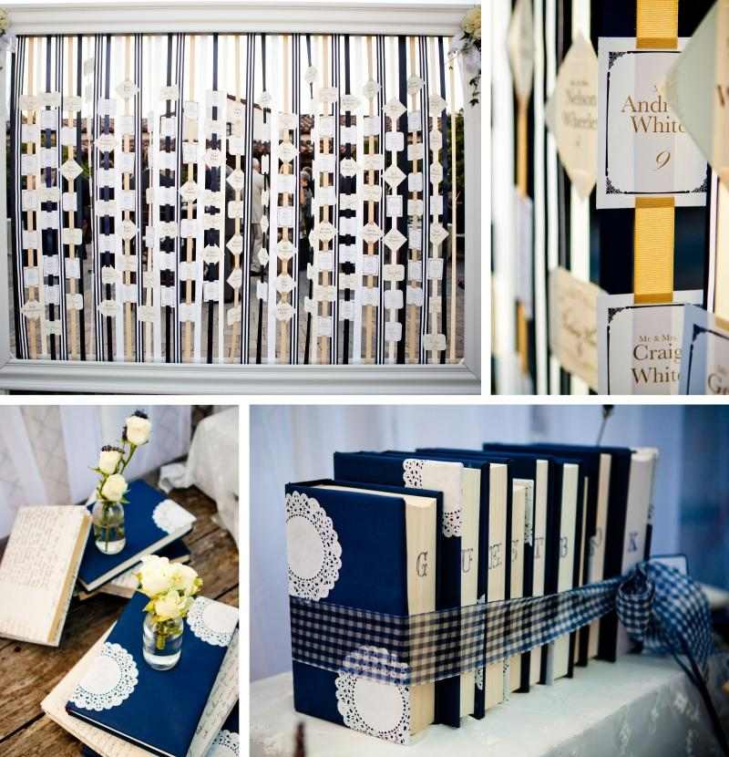 Kniha návštev-svadba-vinobranie-remeselné nápady-moderné-modro-biele