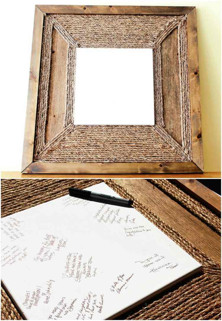 kniha návštev-svadba-hosť-stôl-vyrobte si sami