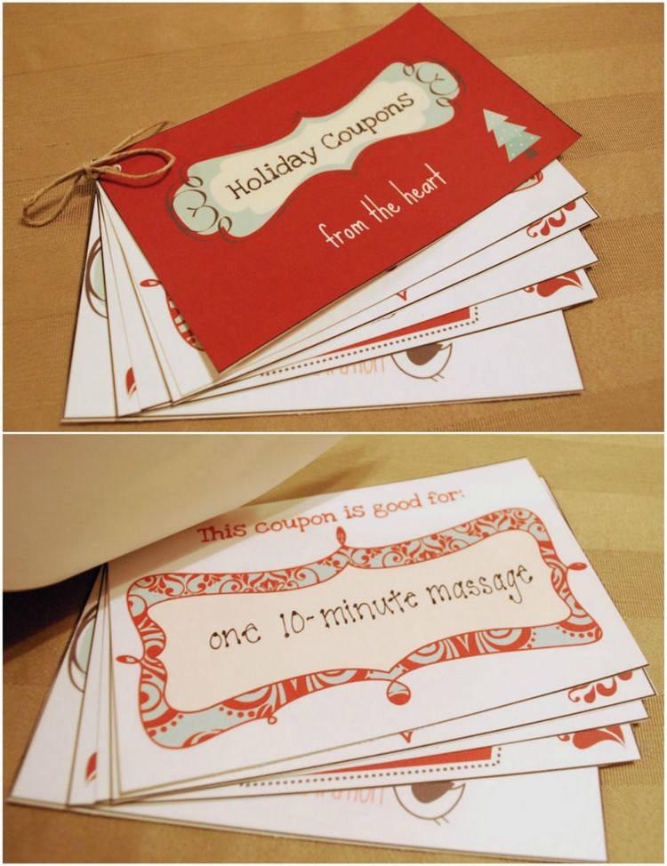 kupón drotár vianočné nápady kupóny